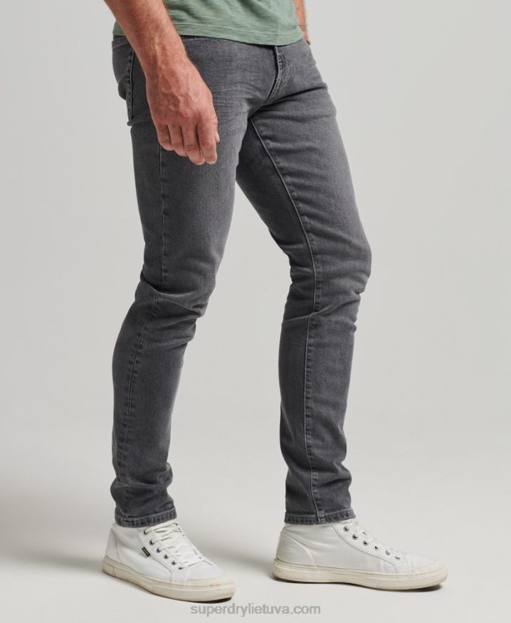 Superdry Organic Cotton Slim Jeans Grey Men