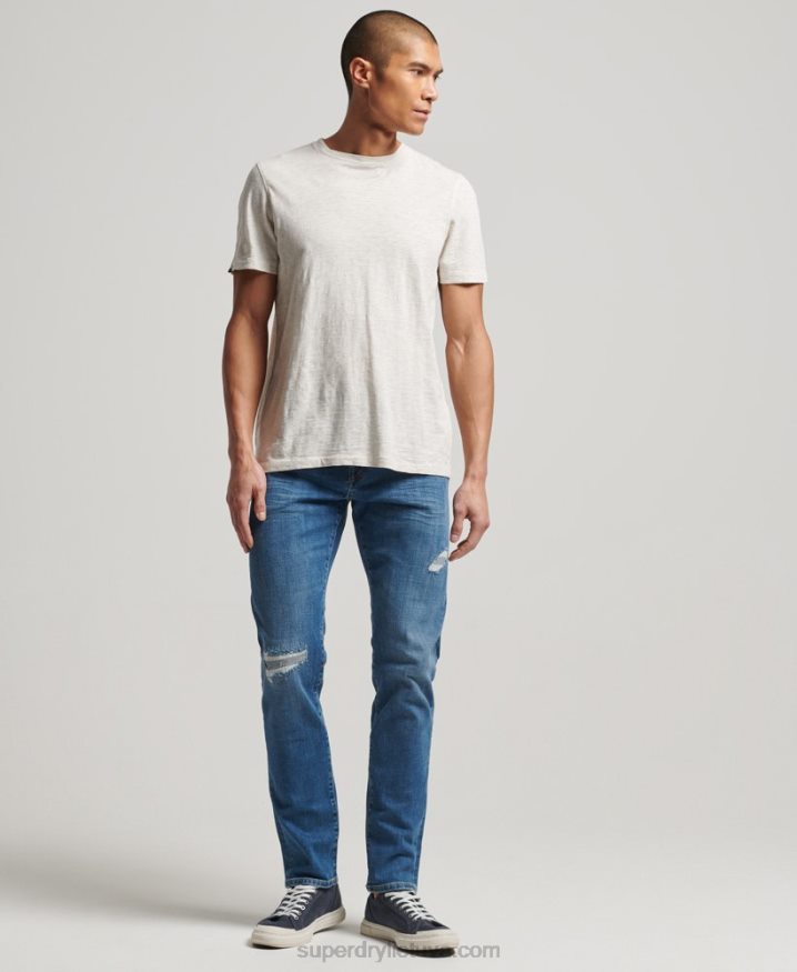 Superdry Organic Cotton Slim Jeans Light Blue Men