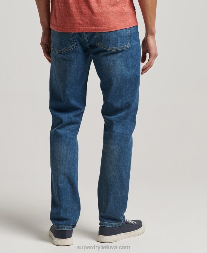 Superdry Organic Cotton Slim Straight Jeans Blue Men