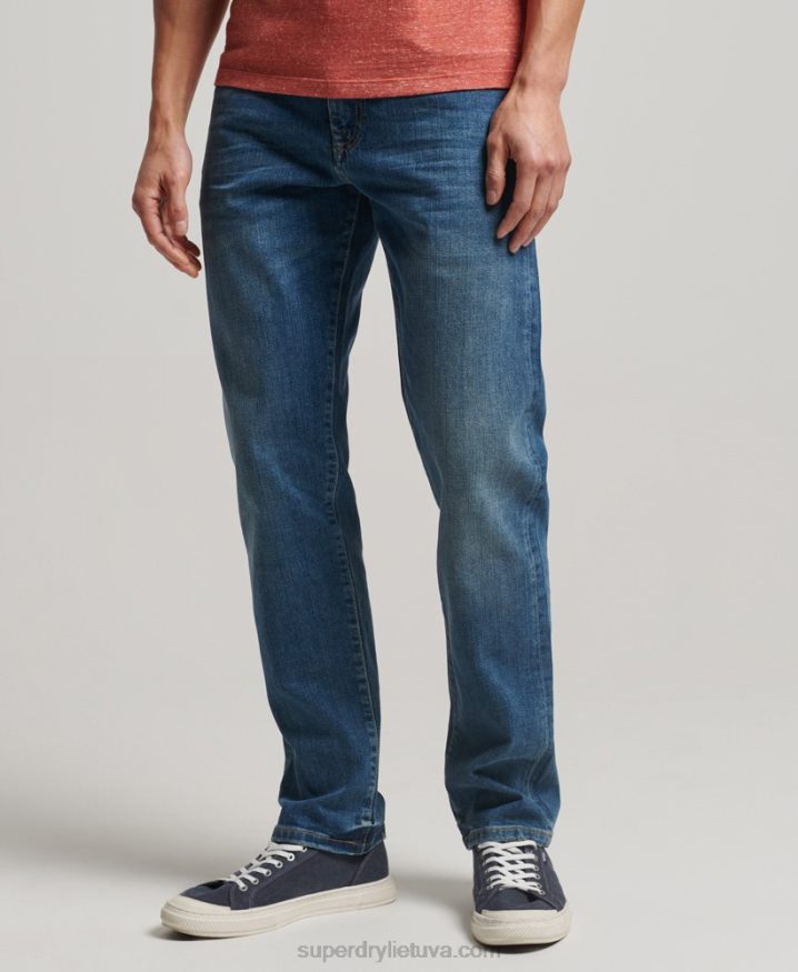 Superdry Organic Cotton Slim Straight Jeans Blue Men