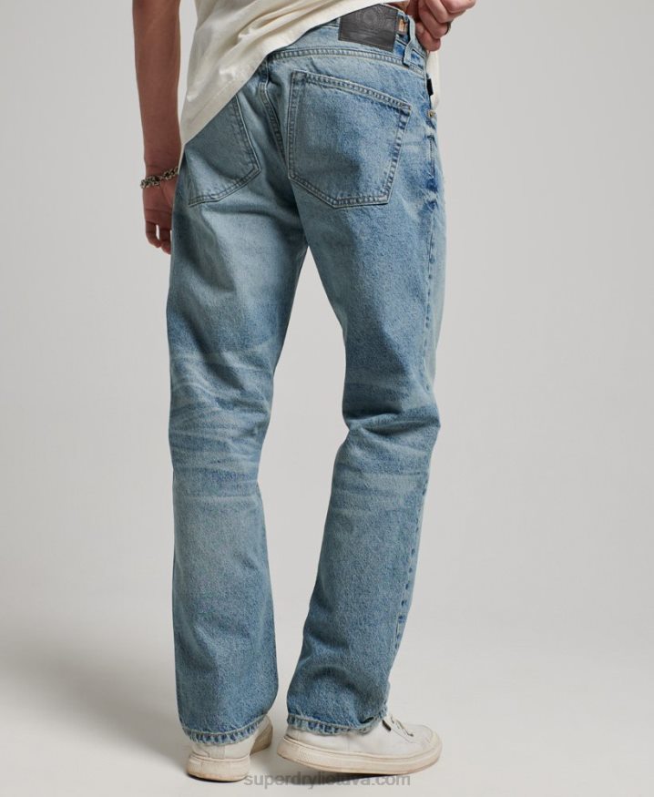 Superdry Organic Cotton Straight Jeans Light Blue Men