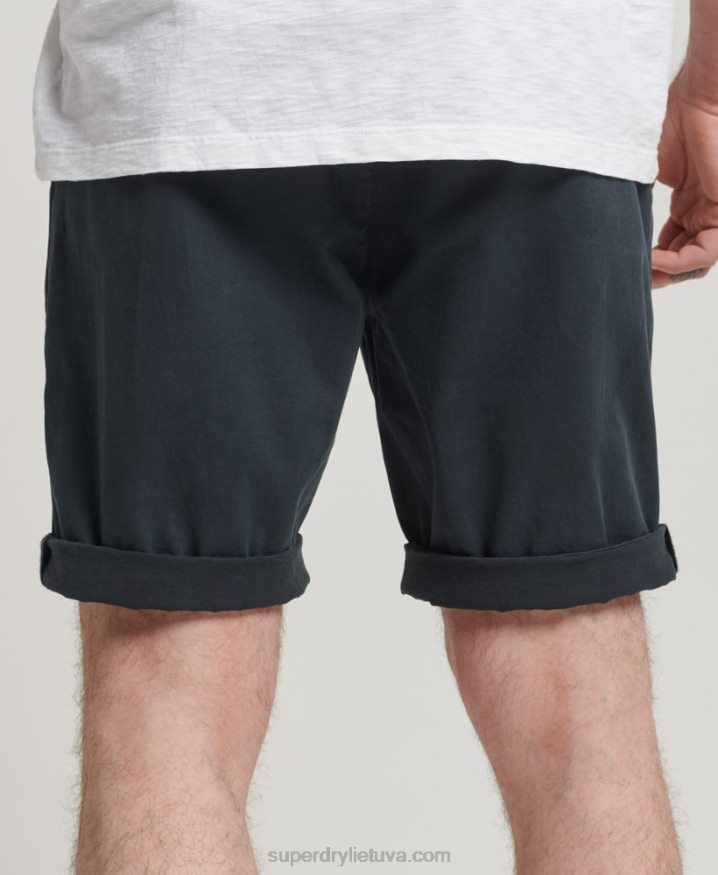 Superdry Organic Cotton Studios Core Chino Shorts Navy Men