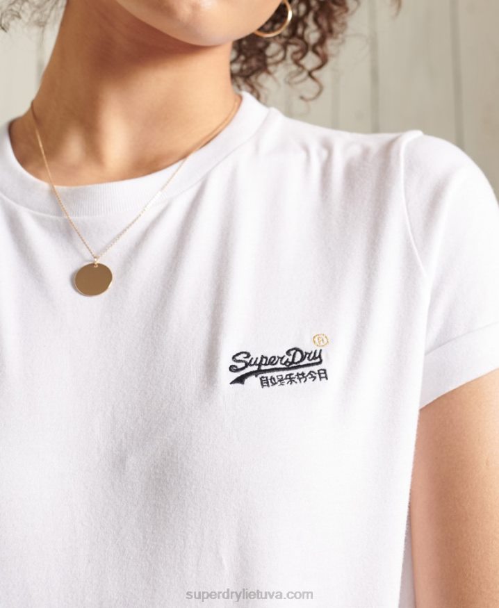 Superdry Organic Cotton T-Shirt White Women