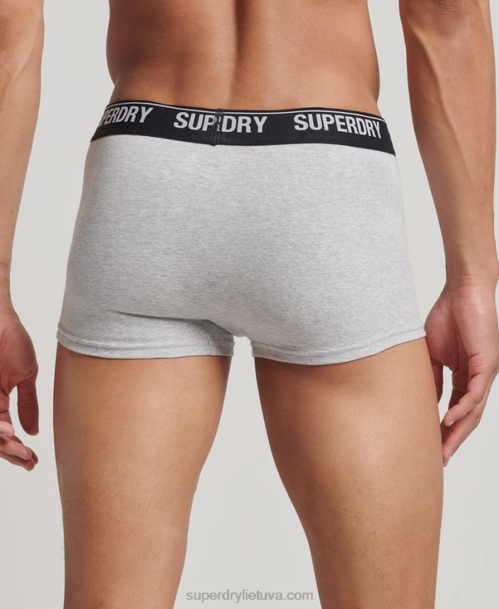 Superdry Organic Cotton Trunk Triple Pack Multi Men