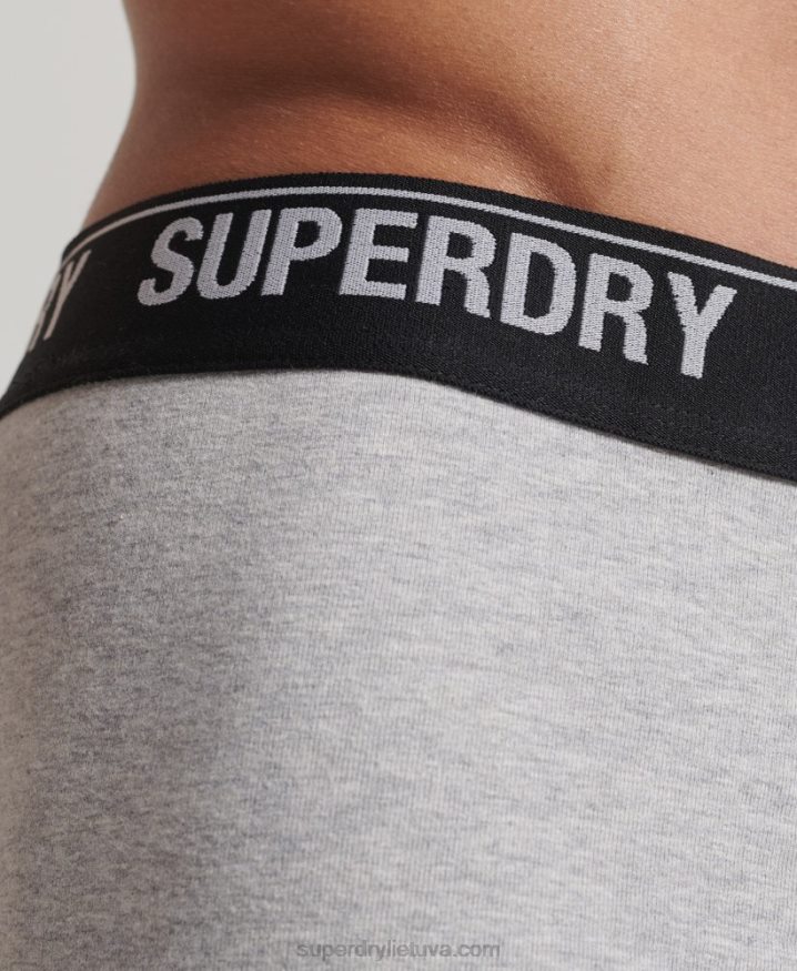 Superdry Organic Cotton Trunk Triple Pack Multi Men