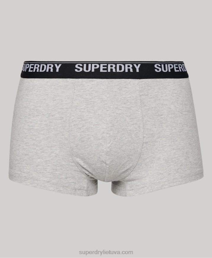 Superdry Organic Cotton Trunk Triple Pack Multi Men