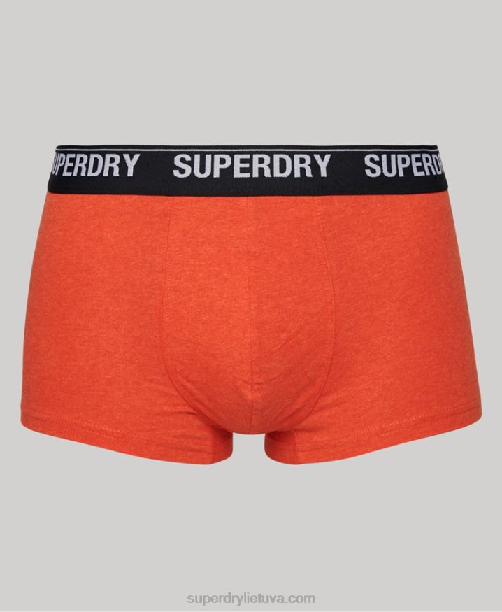 Superdry Organic Cotton Trunk Triple Pack Multi Men