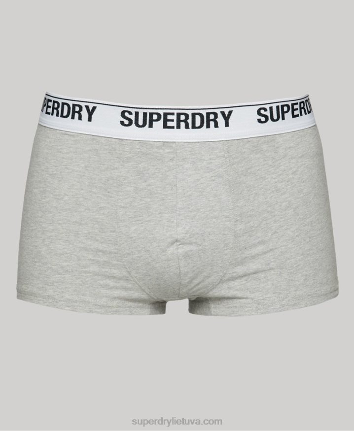 Superdry Organic Cotton Trunk Triple Pack Orange Men