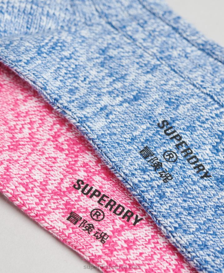 Superdry Organic Cotton Twist Sock Pack Multi Men