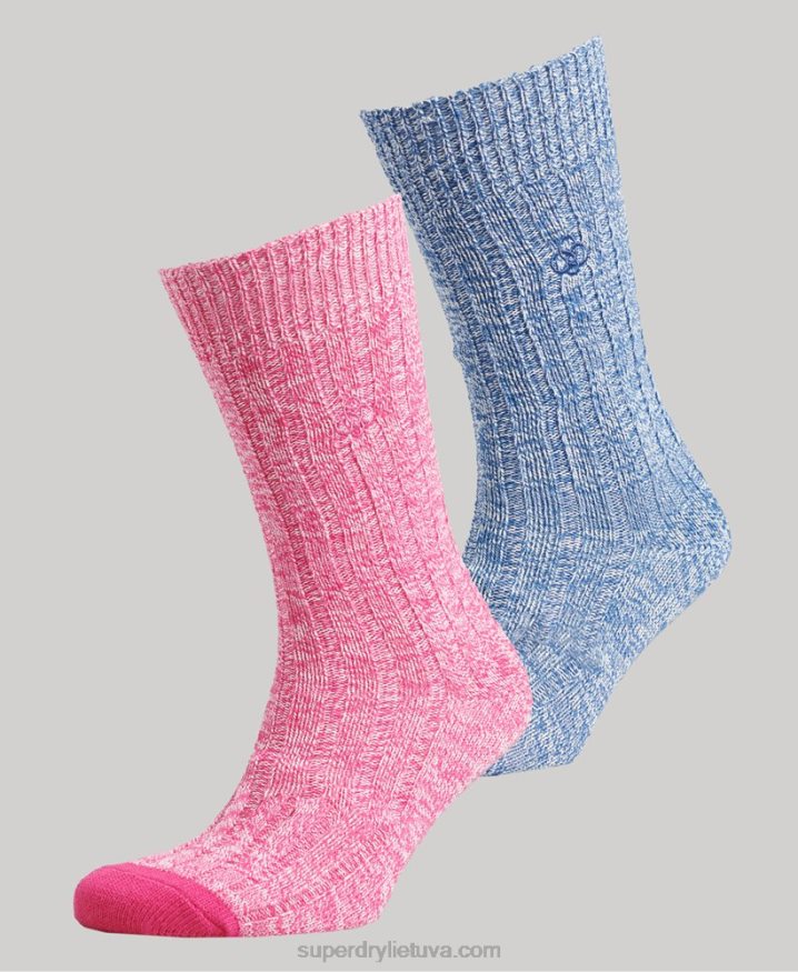 Superdry Organic Cotton Twist Sock Pack Multi Men