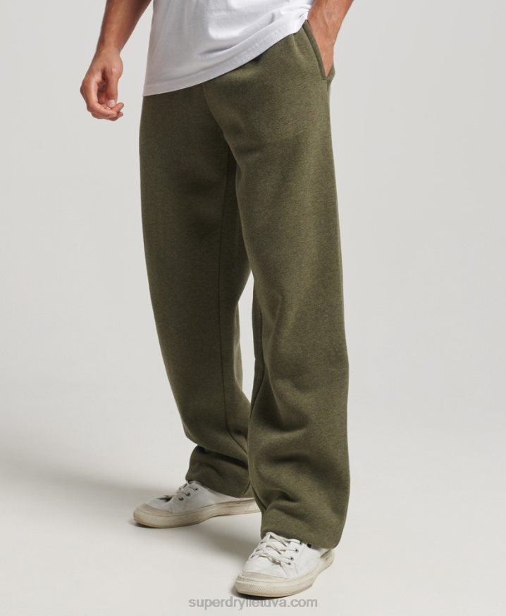 Superdry Organic Cotton Vintage Logo Straight Joggers Green Men