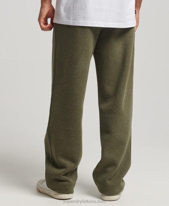 Superdry Organic Cotton Vintage Logo Straight Joggers Green Men