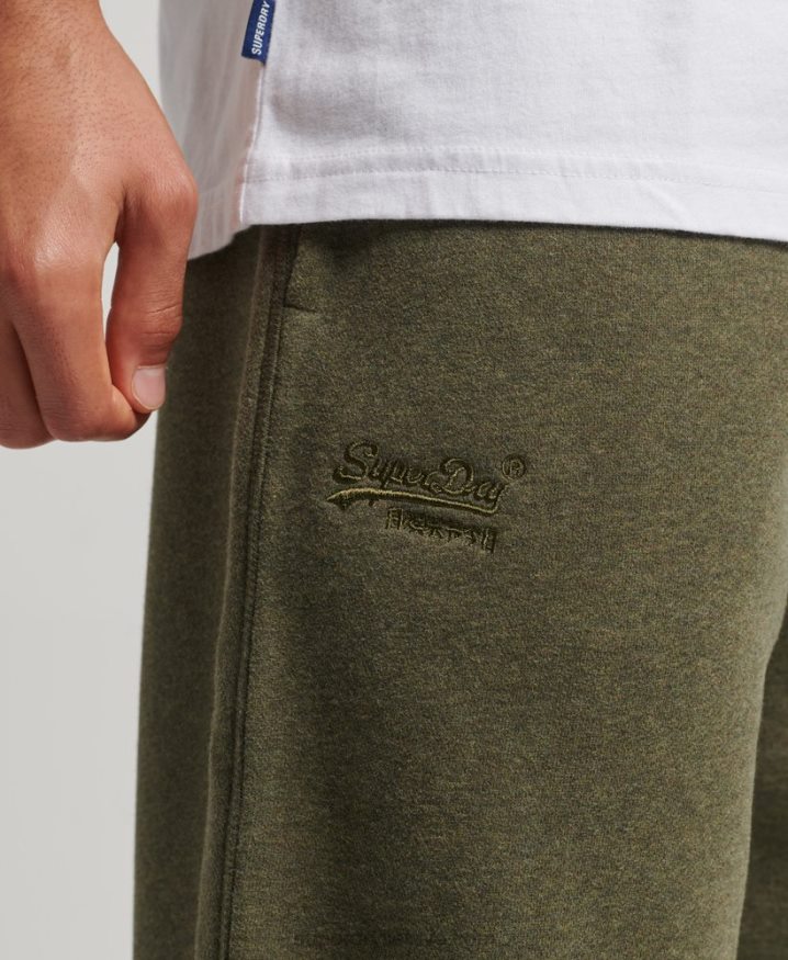 Superdry Organic Cotton Vintage Logo Straight Joggers Green Men