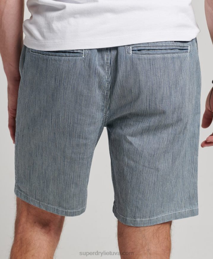 Superdry Overdyed Shorts Light Blue Men