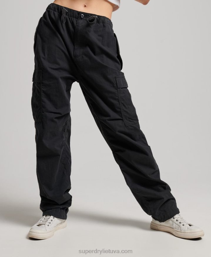 Superdry Parachute Grip Pants Black Women