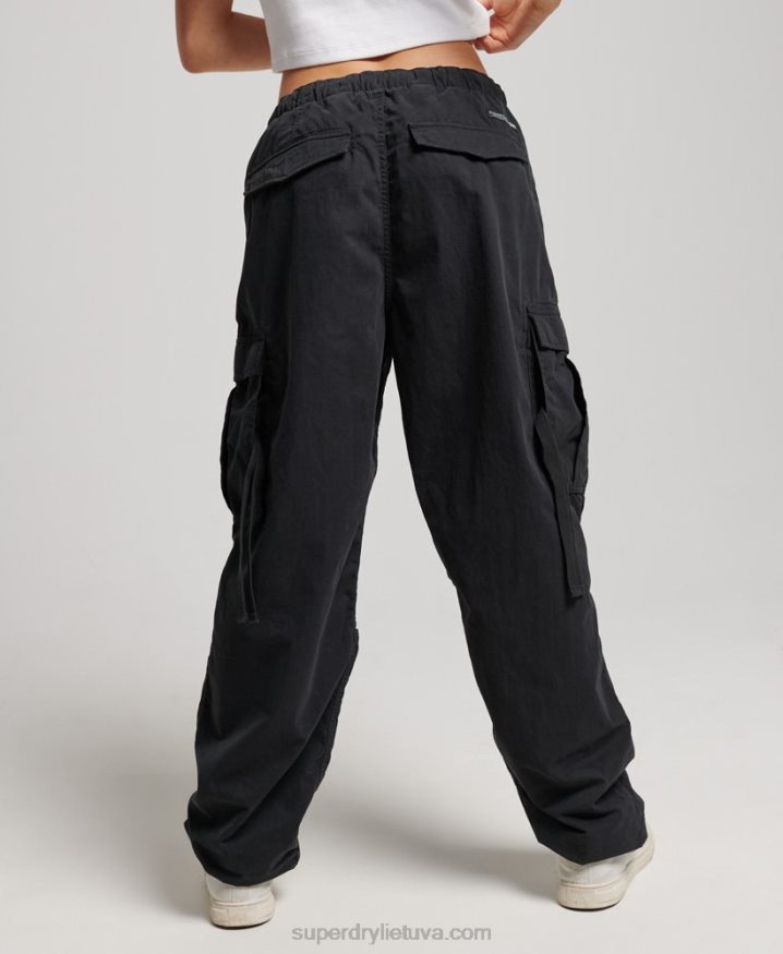 Superdry Parachute Grip Pants Black Women