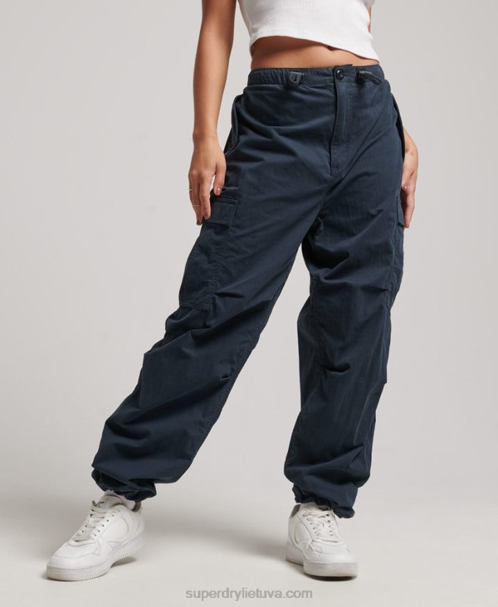 Superdry Parachute Grip Pants Navy Women