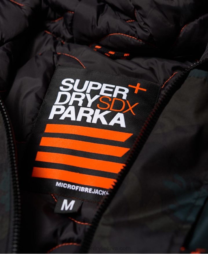 Superdry Parka Jacket Green Men