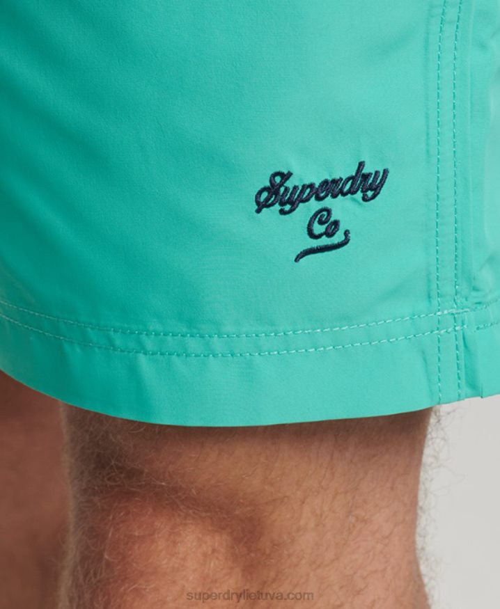 Superdry Polo Recycled Swim Shorts Green Men