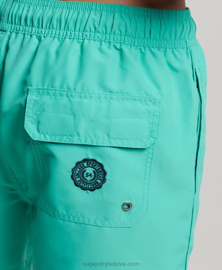 Superdry Polo Recycled Swim Shorts Green Men