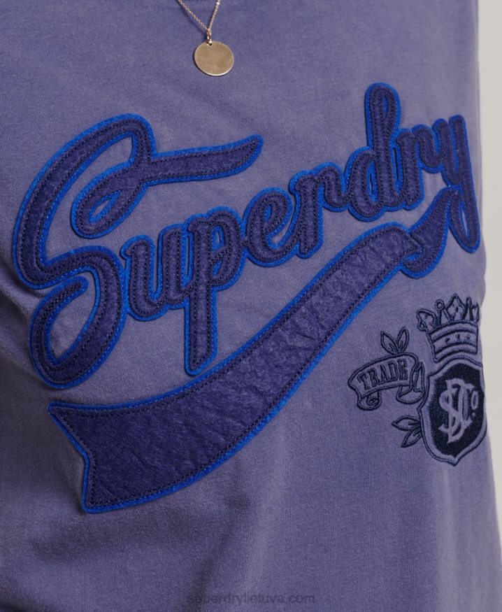 Superdry Pride  Craft T-Shirt Dark Blue Women