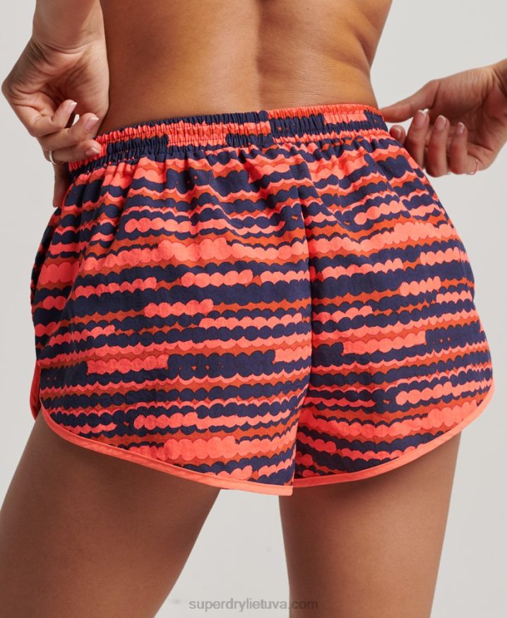 Superdry Printed Beach Shorts Pink Women