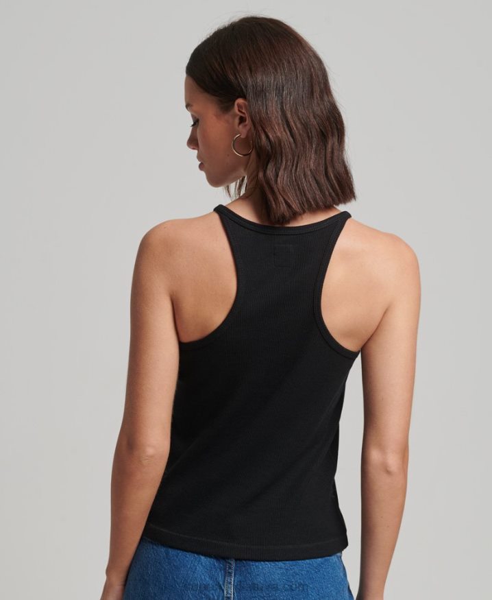 Superdry Racer Vest Top Black Women