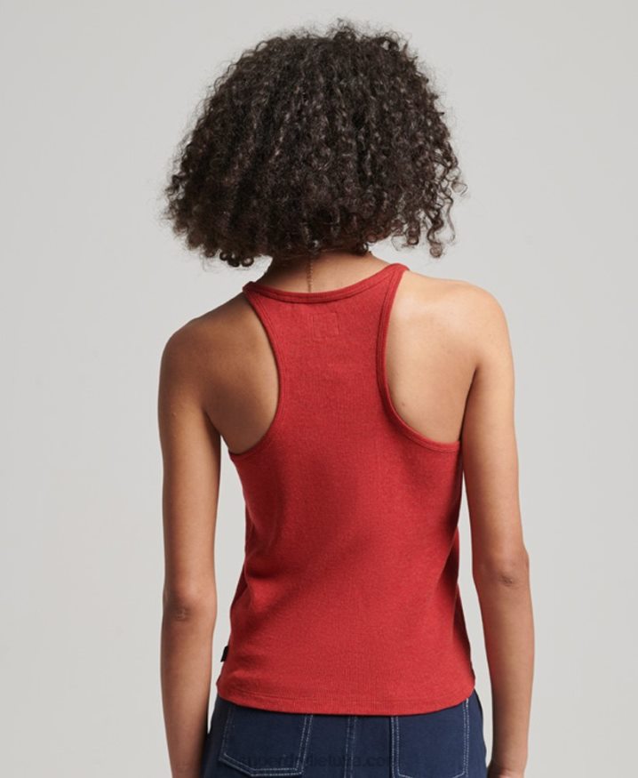 Superdry Racer Vest Top Red Women