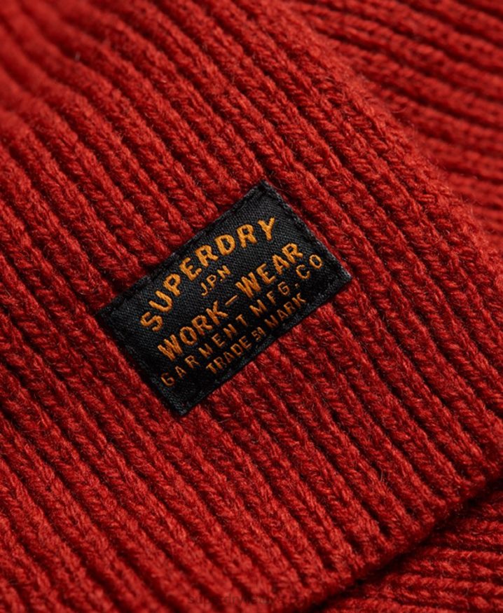 Superdry Radar Scarf Red Men