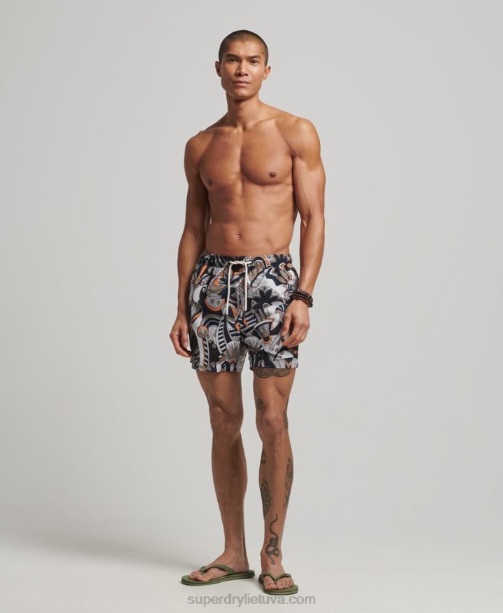 Superdry Recycled Swim Shorts Black Men