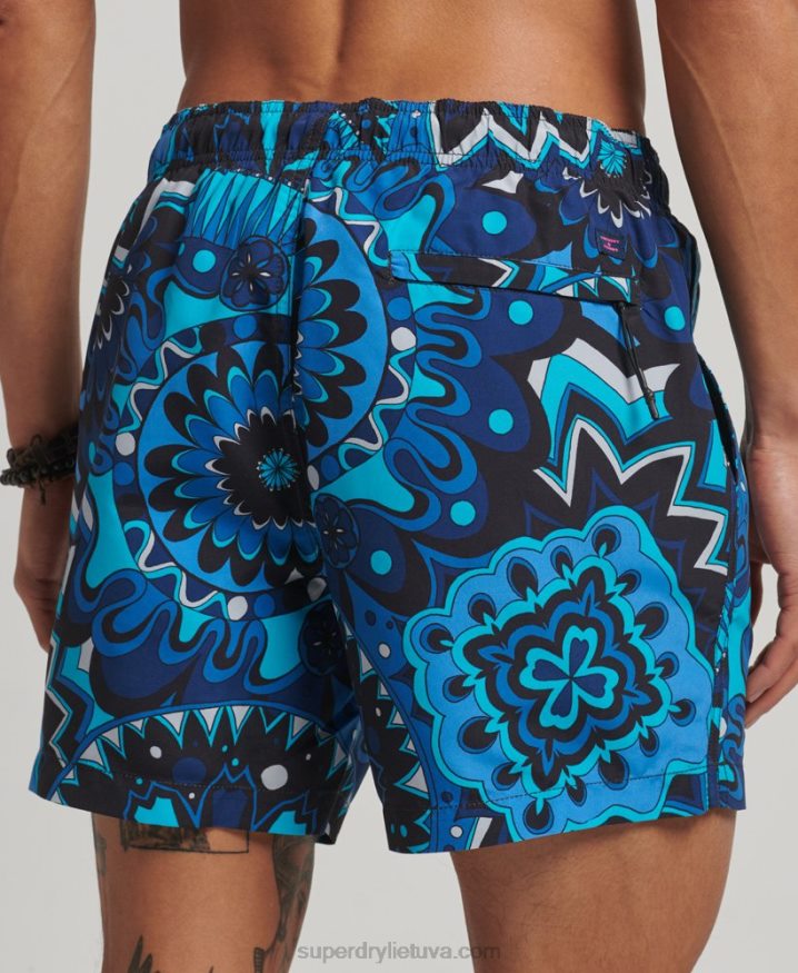 Superdry Recycled Swim Shorts Blue Men