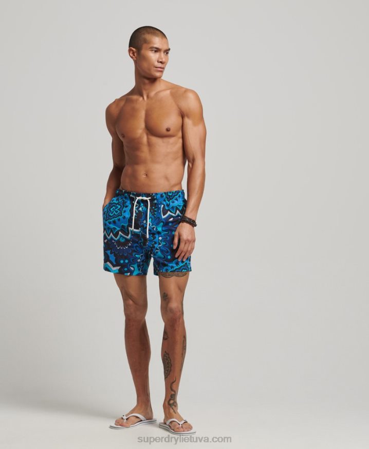 Superdry Recycled Swim Shorts Blue Men