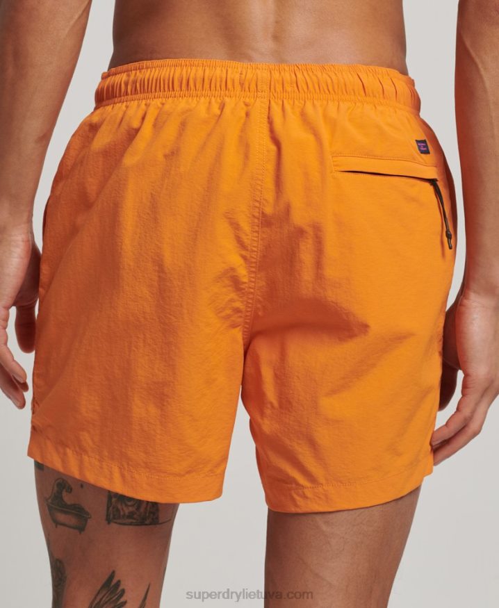 Superdry Recycled Swim Shorts Orange Men