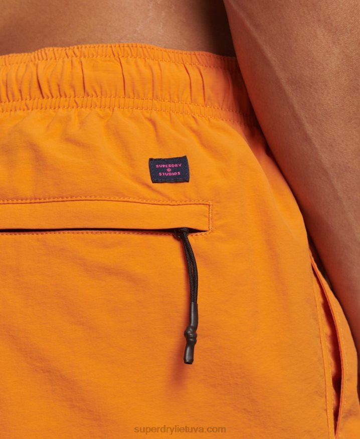 Superdry Recycled Swim Shorts Orange Men