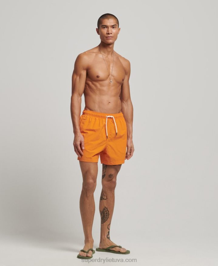 Superdry Recycled Swim Shorts Orange Men