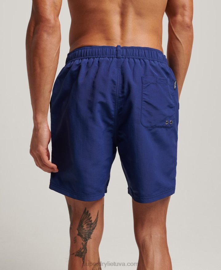 Superdry Ripstop Recycled Swim Shorts Blue Men