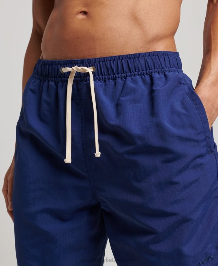 Superdry Ripstop Recycled Swim Shorts Blue Men