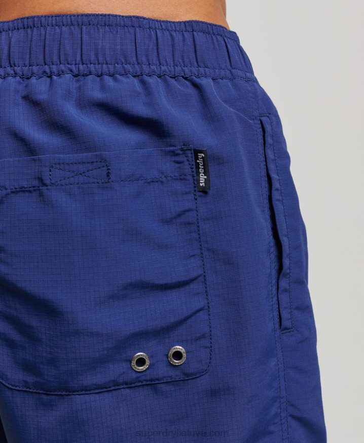 Superdry Ripstop Recycled Swim Shorts Blue Men