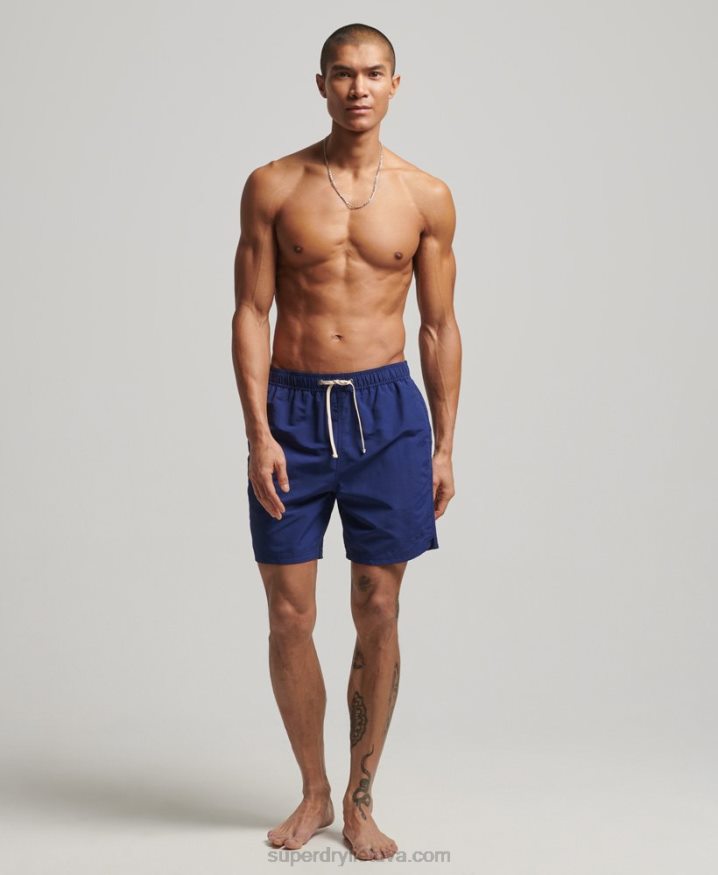 Superdry Ripstop Recycled Swim Shorts Blue Men