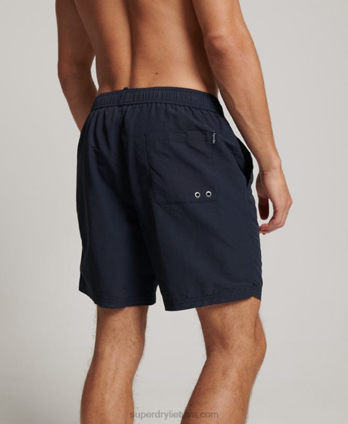 Superdry Ripstop Recycled Swim Shorts Navy Men