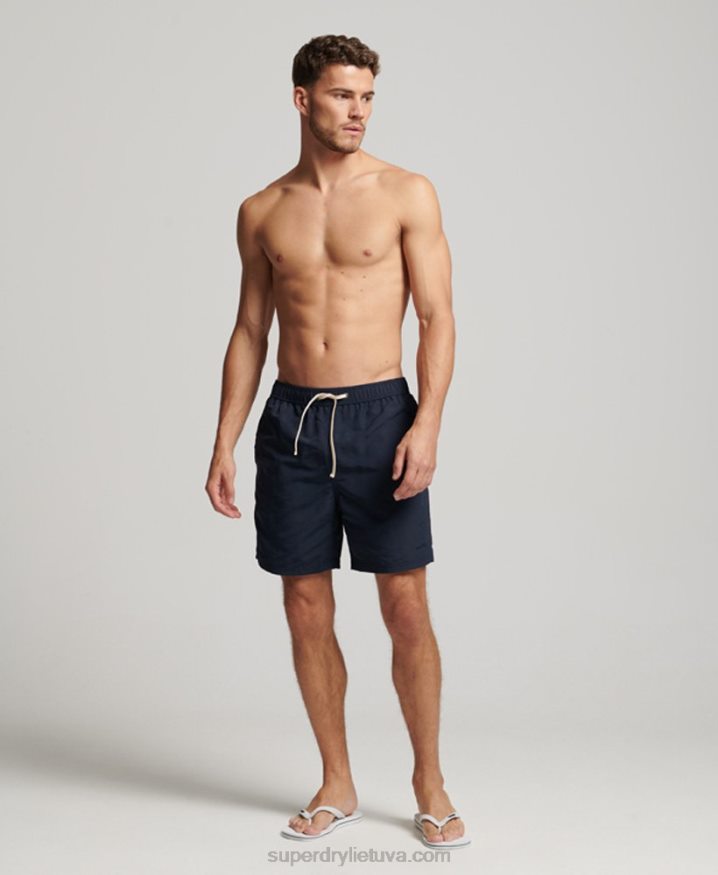 Superdry Ripstop Recycled Swim Shorts Navy Men