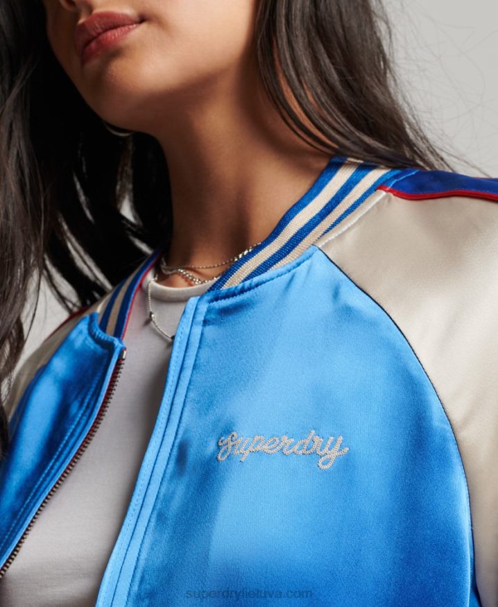 Superdry Roller Derby Jacket Blue Women