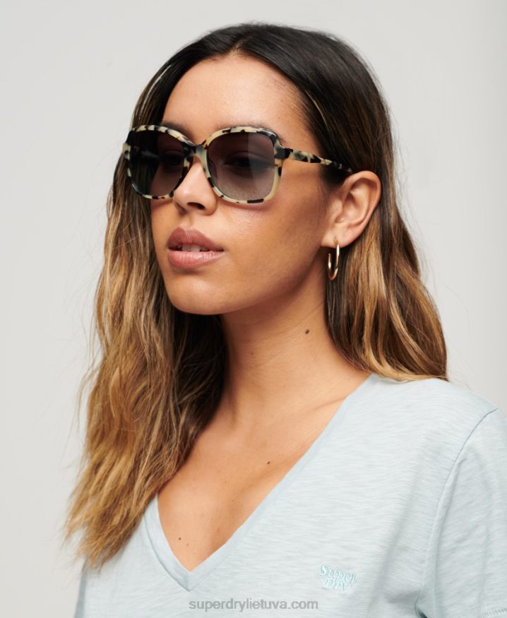 Superdry SDR Arion Sunglasses Beige Women