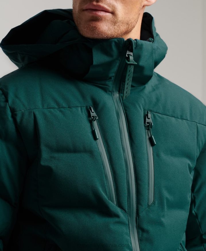 Superdry Ski Radar Pro Puffer Jacket Turquoise Men