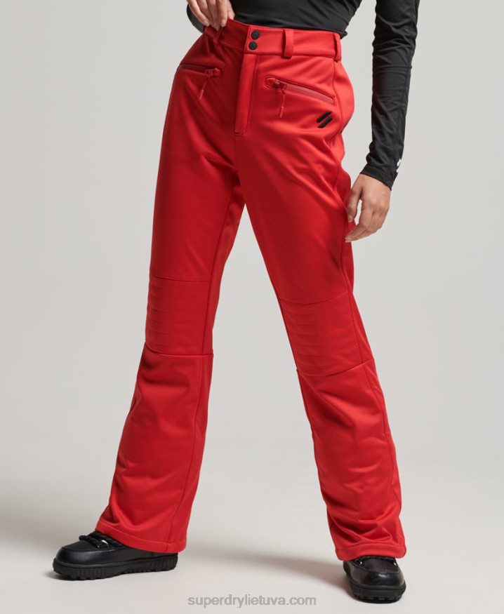 Superdry Ski Softshell Slim Pants Red Women