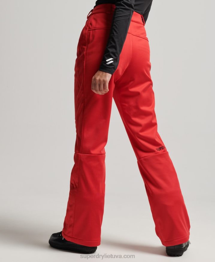 Superdry Ski Softshell Slim Pants Red Women