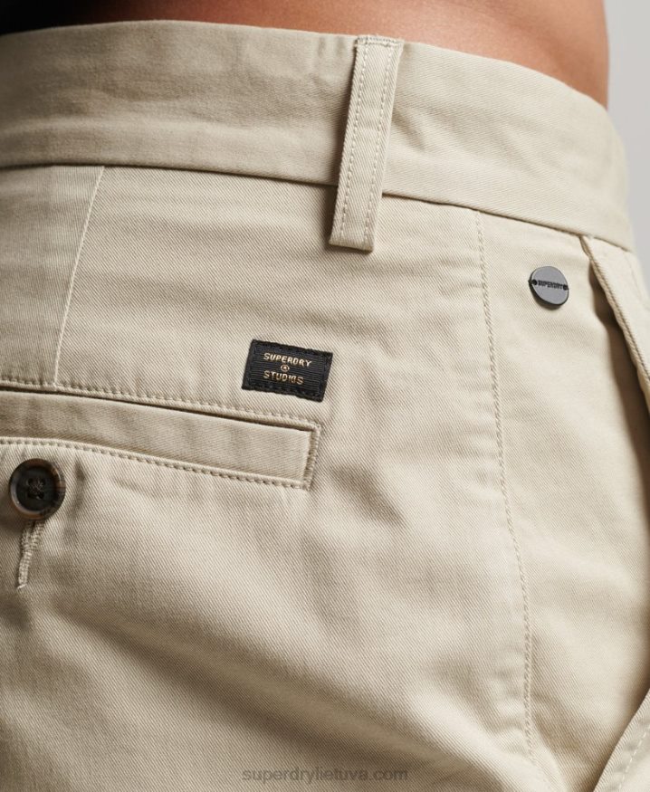 Superdry Slim Stretch Chino Shorts Beige Men