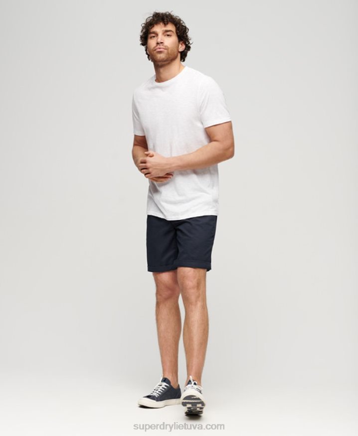 Superdry Slim Stretch Chino Shorts Navy Men