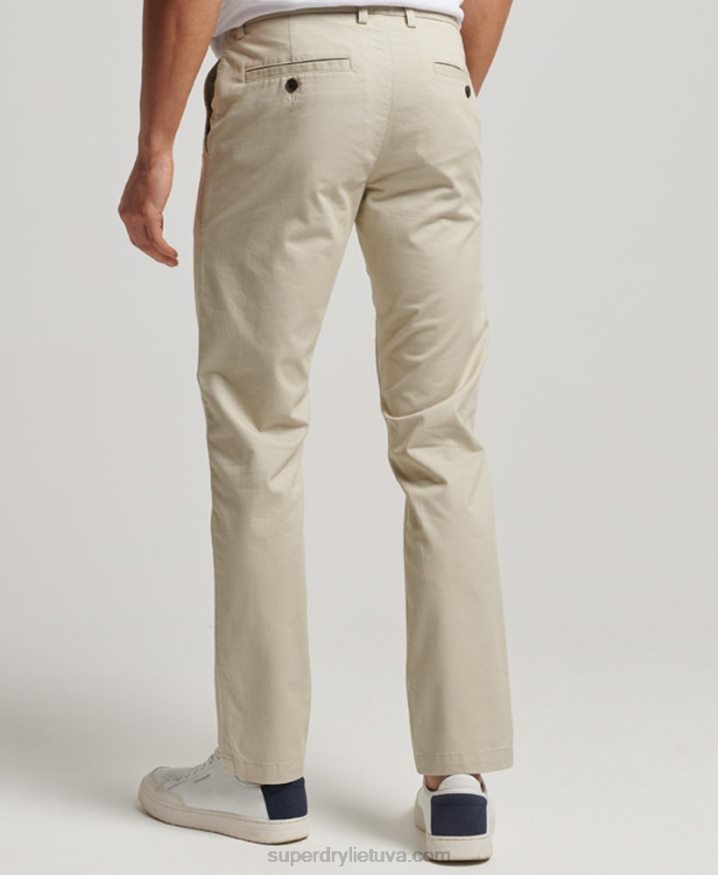 Superdry Slim Tapered Stretch Chinos Beige Men