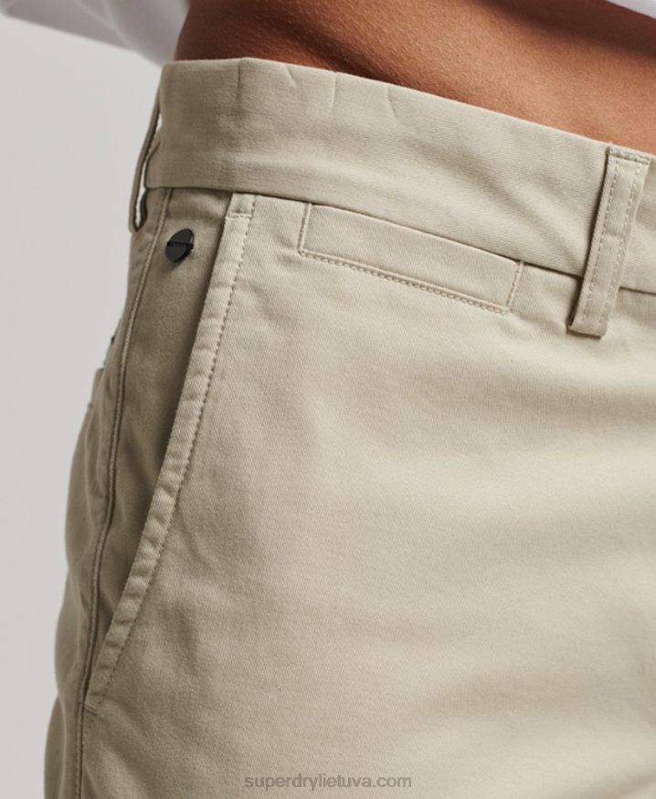 Superdry Slim Tapered Stretch Chinos Beige Men